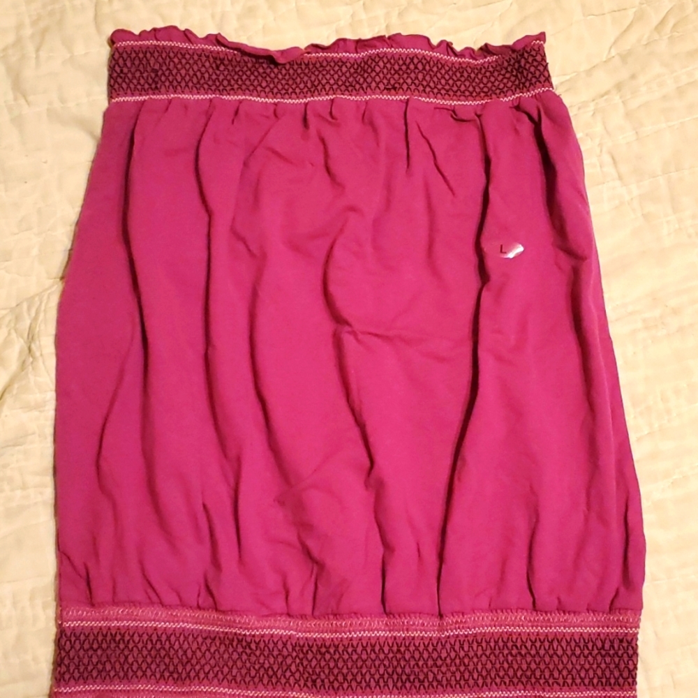 New Strapless shirt Maurices Large Mauve
